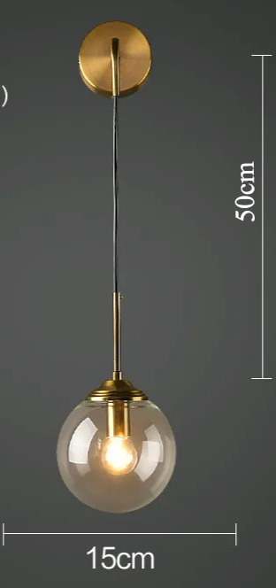 LumoNord Glasbol LED Wandlamp