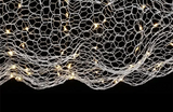 Deense Designer IJzeren Mesh Wolk Hanglamp