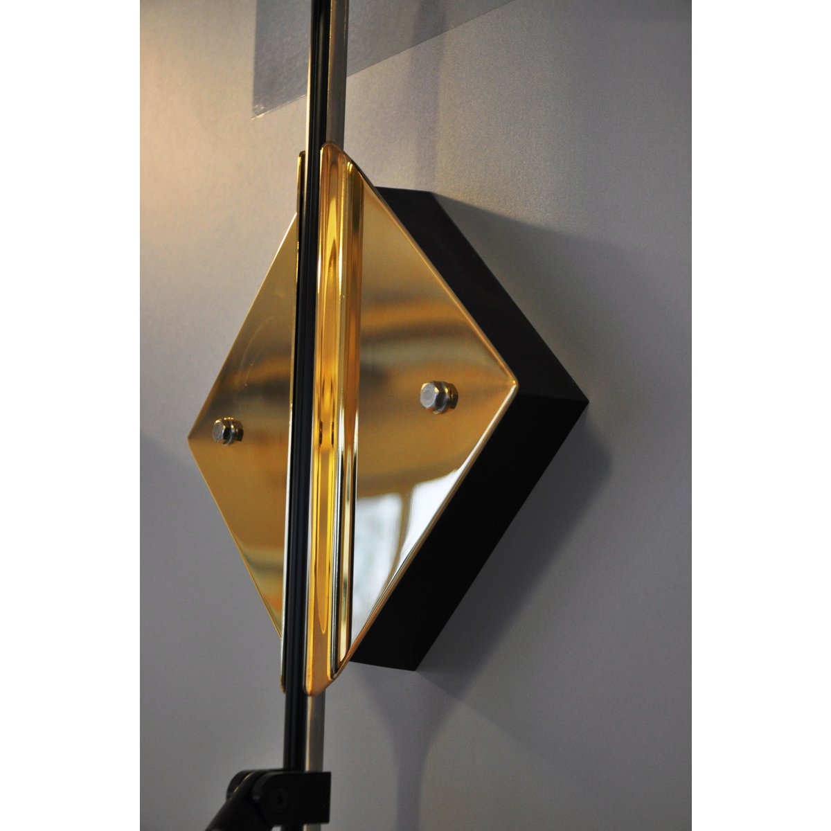 Betec Leuchten Manufactur - Galaxis-Line Rail Plafondlamp Led Zwart-Goud 1M - wandlampen - close-up
