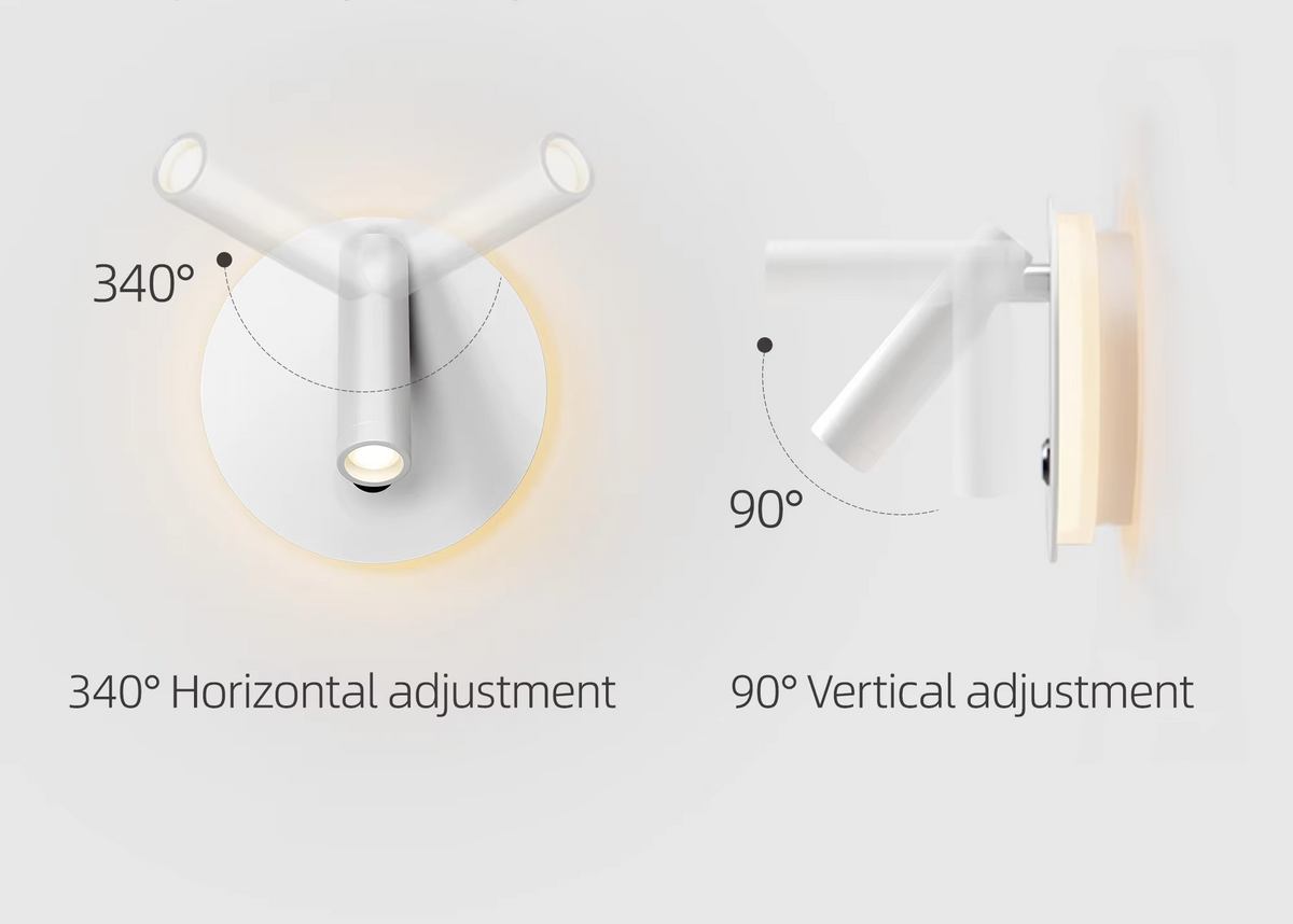 Aisilan TouchGlow LED Wandlamp - wandlamp - gemonteerd