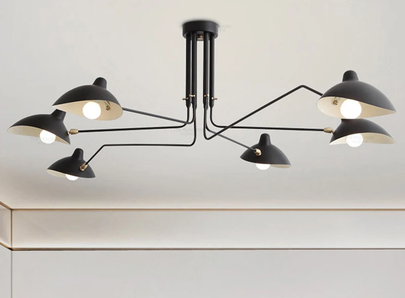 VoltLuxe Industriële Loft Rotating Hanglamp & Wandlamp - plafondlampen