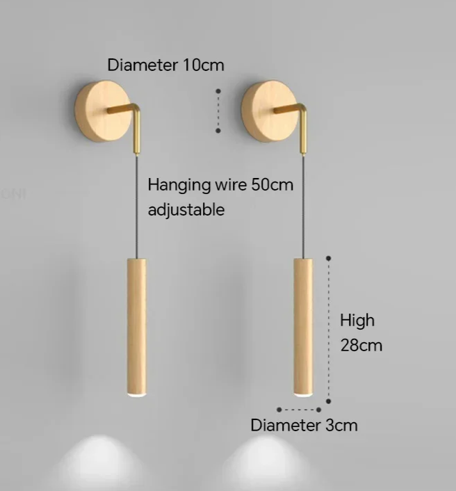 DINDALLED Modern LED Wandlamp - wandlamp - verlicht