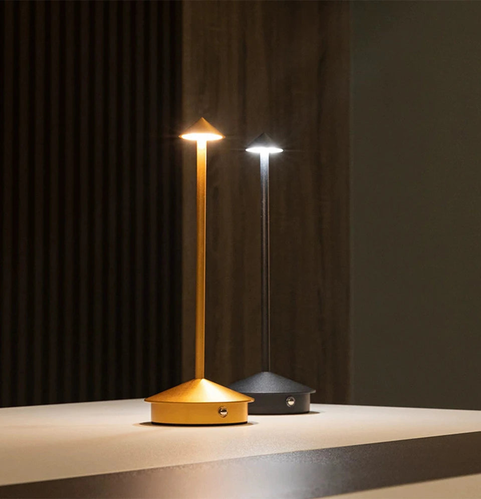 LumaTouch – Oplaadbare LED Tafellamp met Traploze Dimming - tafellampen