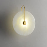 Rustgevende Alabaster LED Wandlamp