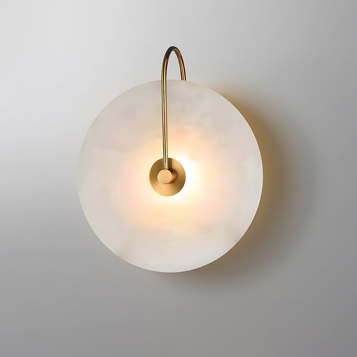 Rustgevende Alabaster LED Wandlamp