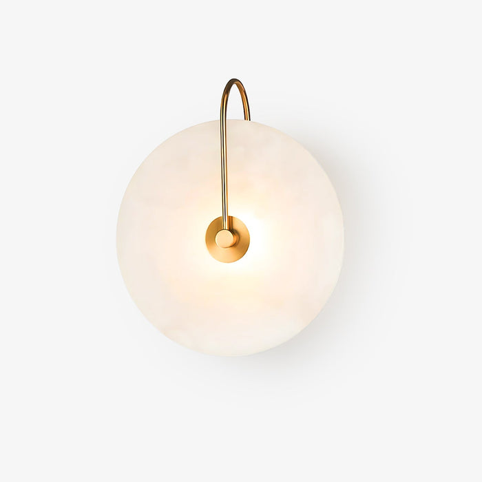 Rustgevende Alabaster LED Wandlamp