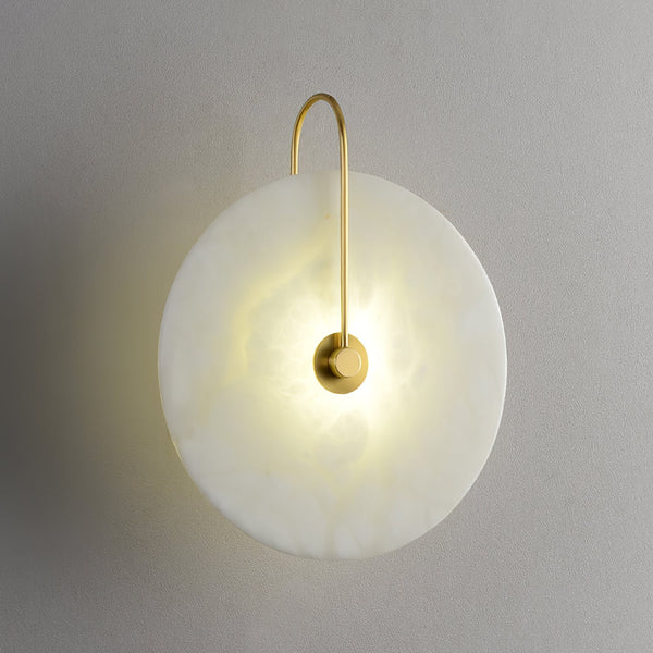 Albaster Steen Led Wandlamp - wandlampen - in de kamer