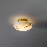 Ovale Albasten Plafondlamp