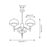 Franse Bubble Kristallen Kroonluchter Van Glas Voor De Woonkamer