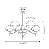 Franse Bubble Kristallen Kroonluchter Van Glas Voor De Woonkamer