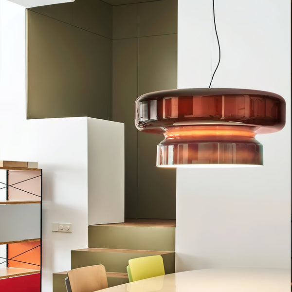 Luxe Bohemia Hanglamp Van Geblazen Glas - hanglampen - gemonteerd
