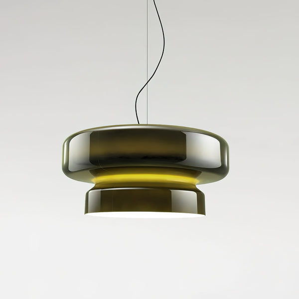 Luxe Bohemia Hanglamp Van Geblazen Glas - hanglampen - close-up