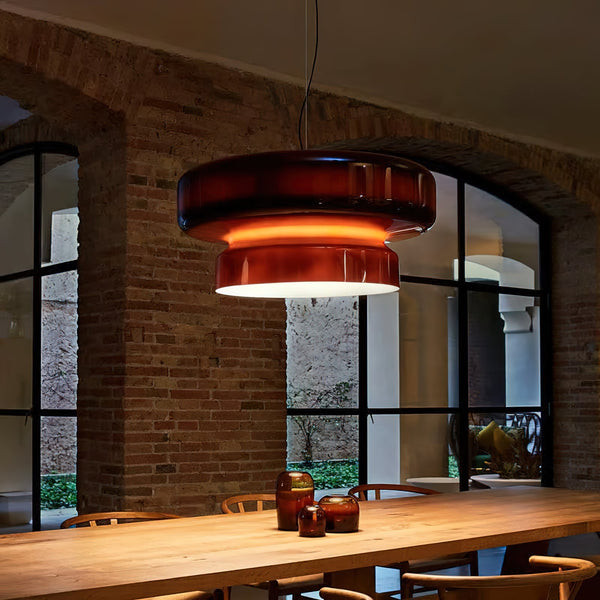 Luxe Bohemia Hanglamp Van Geblazen Glas - hanglampen - in de kamer