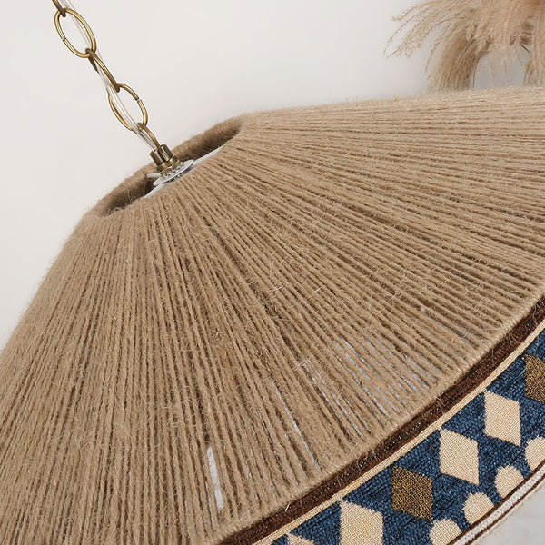 Geweven Bohemian Fringe Hanglamp