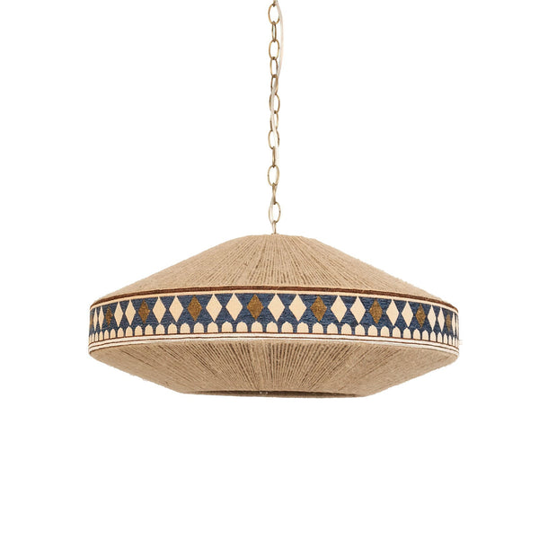 Geweven Bohemian Fringe Hanglamp - hanglampen - zijaanzicht