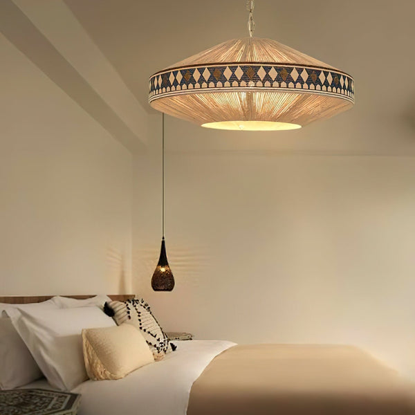 Geweven Bohemian Fringe Hanglamp - hanglampen