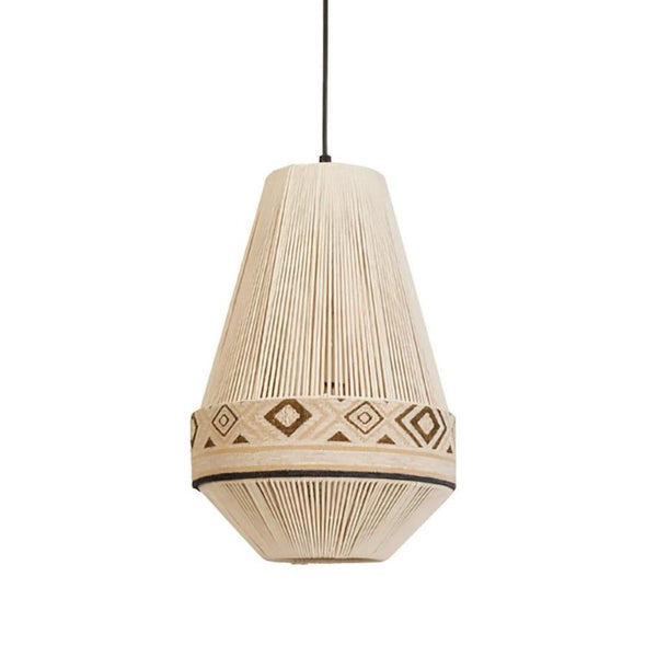 Geweven Bohemian Fringe Hanglamp - hanglampen - zijaanzicht
