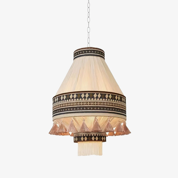 Geweven Bohemian Fringe Hanglamp