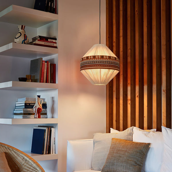 Geweven Bohemian Fringe Hanglamp - hanglampen - gemonteerd