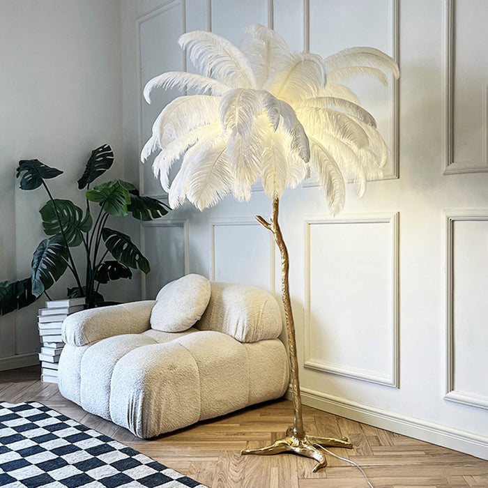 Nordic Struisvogel Veren Vloerlamp - vloerlamp