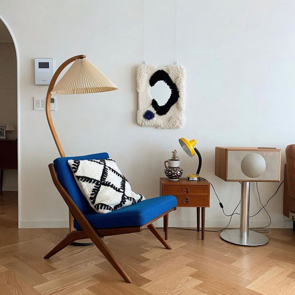 Speelse Scandinavische Caprani Vloerlamp - vloerlamp - in de kamer
