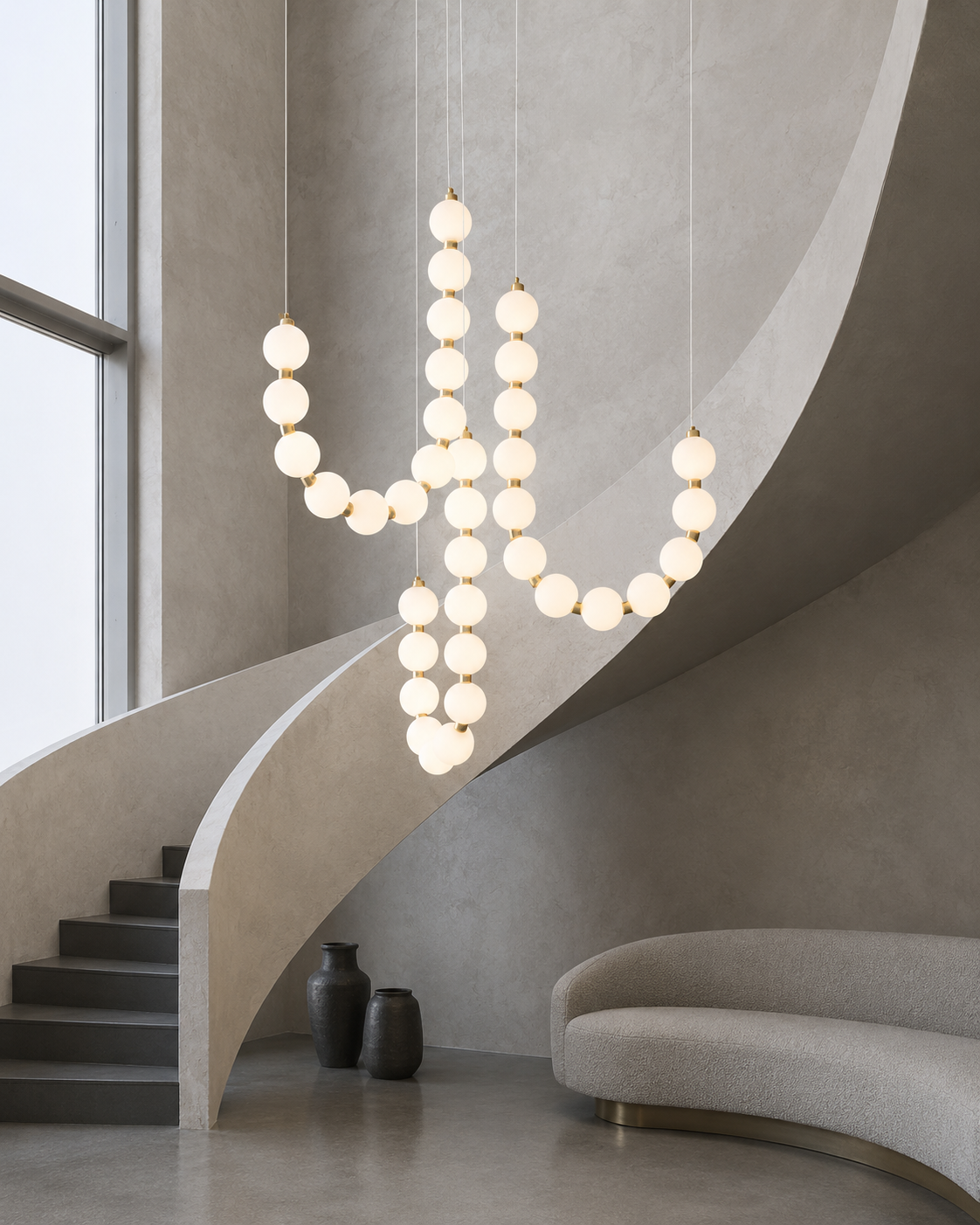 Ketting Kroonluchter - hanglampen - detail