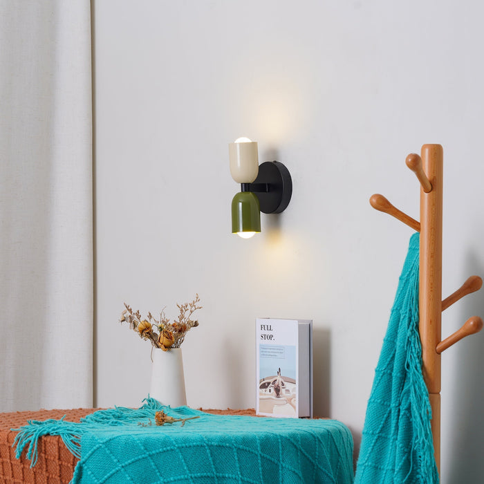 Vintage Dubbel Hoofd Creative Home Deco Wandlamp - wandlampen