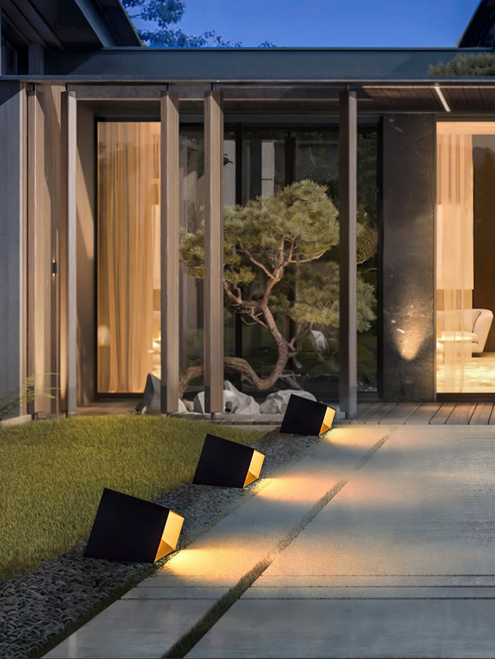 Cube Tuin Buitenlamp Op Zonne-Energie - buitenverlichting - gemonteerd