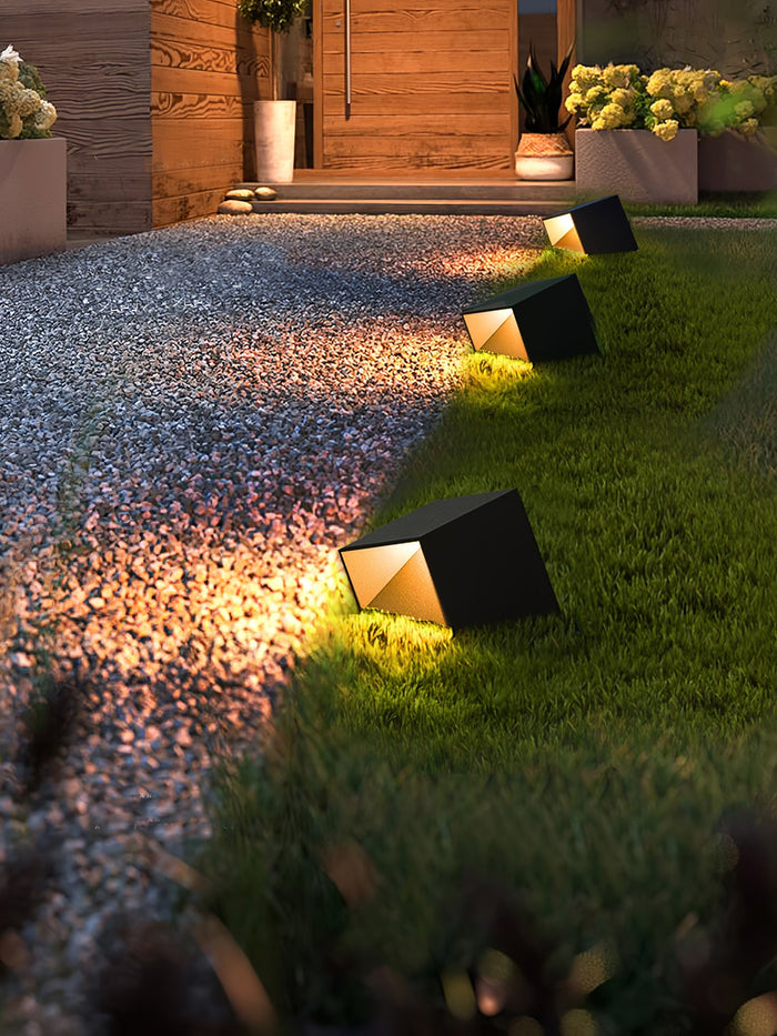 Cube Tuin Buitenlamp Op Zonne-Energie