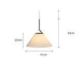 Scandinavische Creme Hanglamp