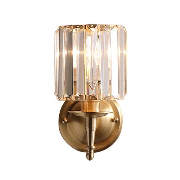 Vintage Luxe Kristallen Wandlamp - wandlampen - detail