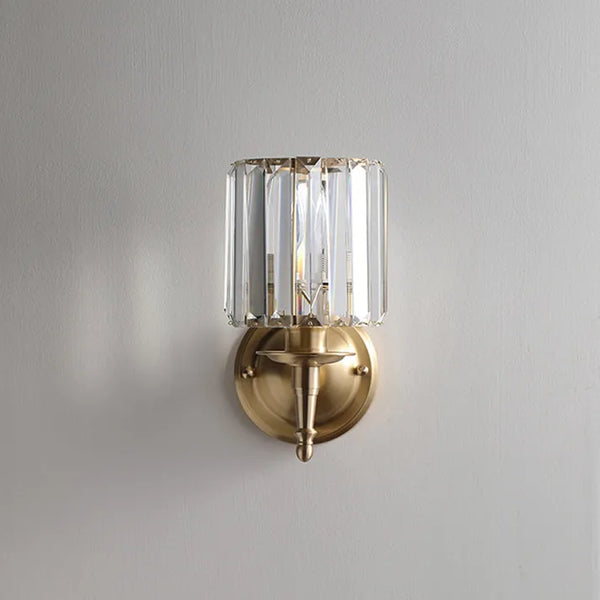 Vintage Luxe Kristallen Wandlamp - wandlampen - gemonteerd