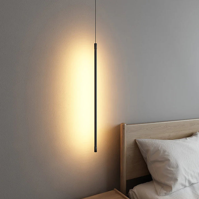 Minimalistische Lange LED Hanglamp Van Aluminium - hanglampen - in de kamer
