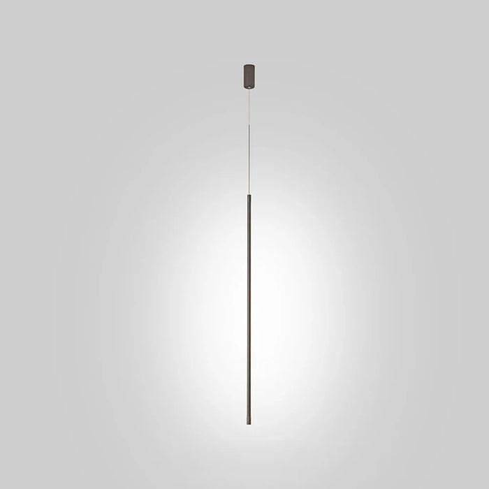 Minimalistische Lange LED Hanglamp Van Aluminium - hanglampen - detail