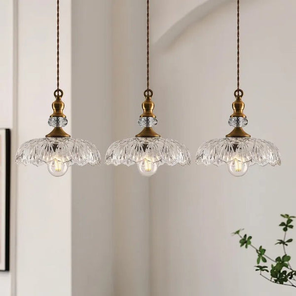 Mini Keukeneiland Glazen Hanglamp - hanglampen - close-up