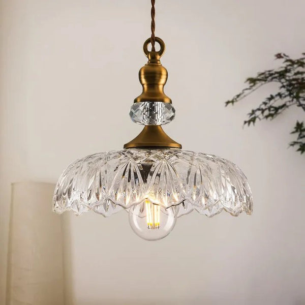 Mini Keukeneiland Glazen Hanglamp