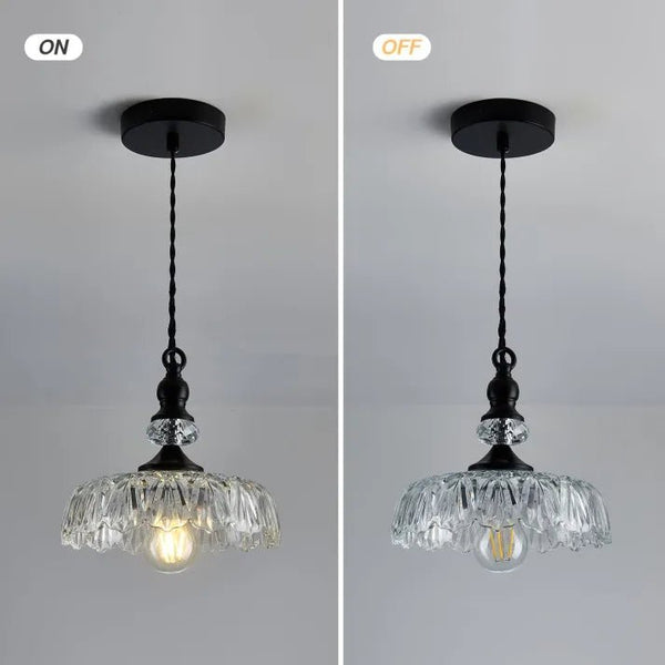 Mini Keukeneiland Glazen Hanglamp - hanglampen - detail