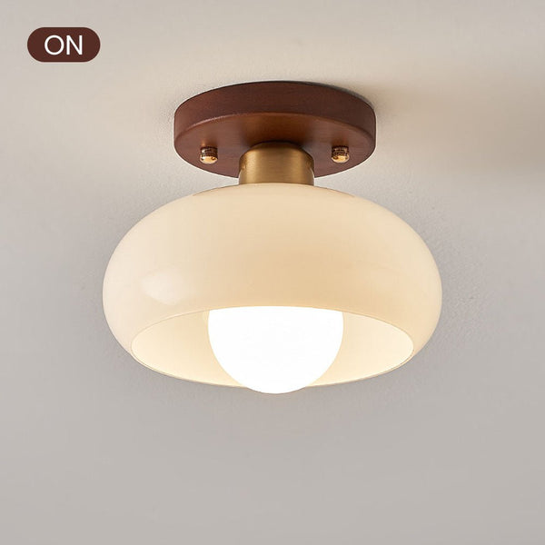 Vintage Witte Kleine Hal Plafondlamp - hanglampen