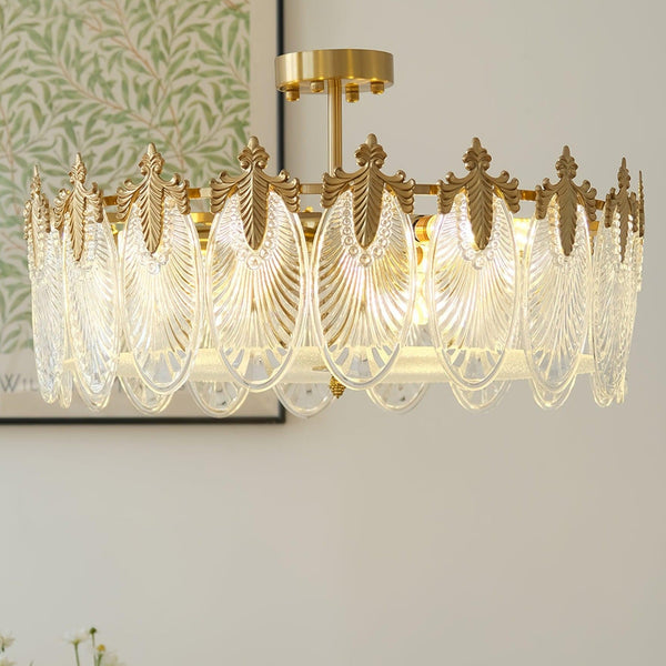 Decoratieve Glazen Ronde Kroonluchter Voor In De Woonkamer of Eetkamer - hanglampen - afmetingen