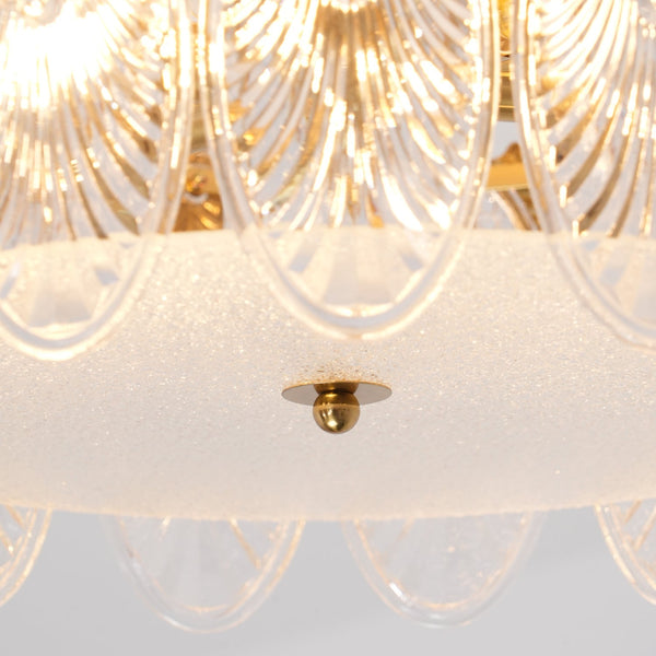 Decoratieve Glazen Ronde Kroonluchter Voor In De Woonkamer of Eetkamer - hanglampen - in de kamer