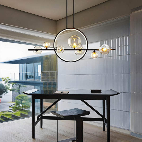 Moderne Glazen Bolkroonluchters - hanglampen - sfeerbeeld
