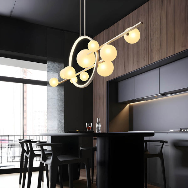 Moderne Glazen Bolkroonluchters - hanglampen - gemonteerd