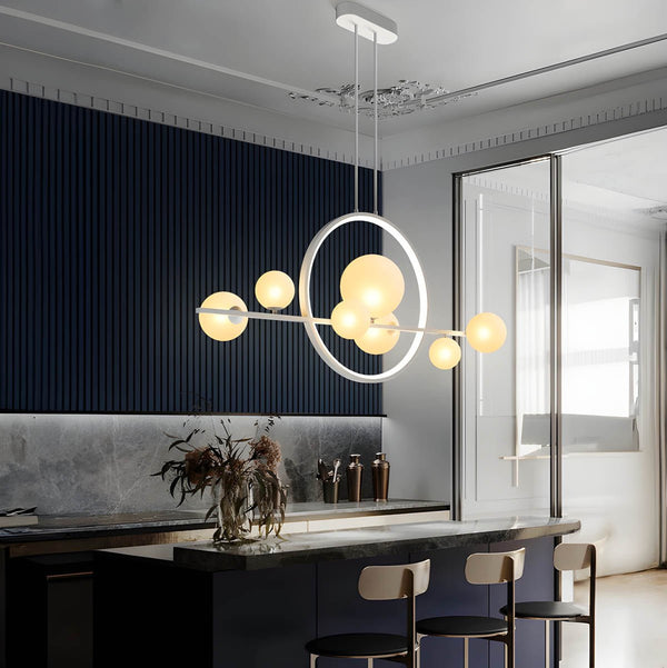 Moderne Glazen Bolkroonluchters - hanglampen - in de kamer
