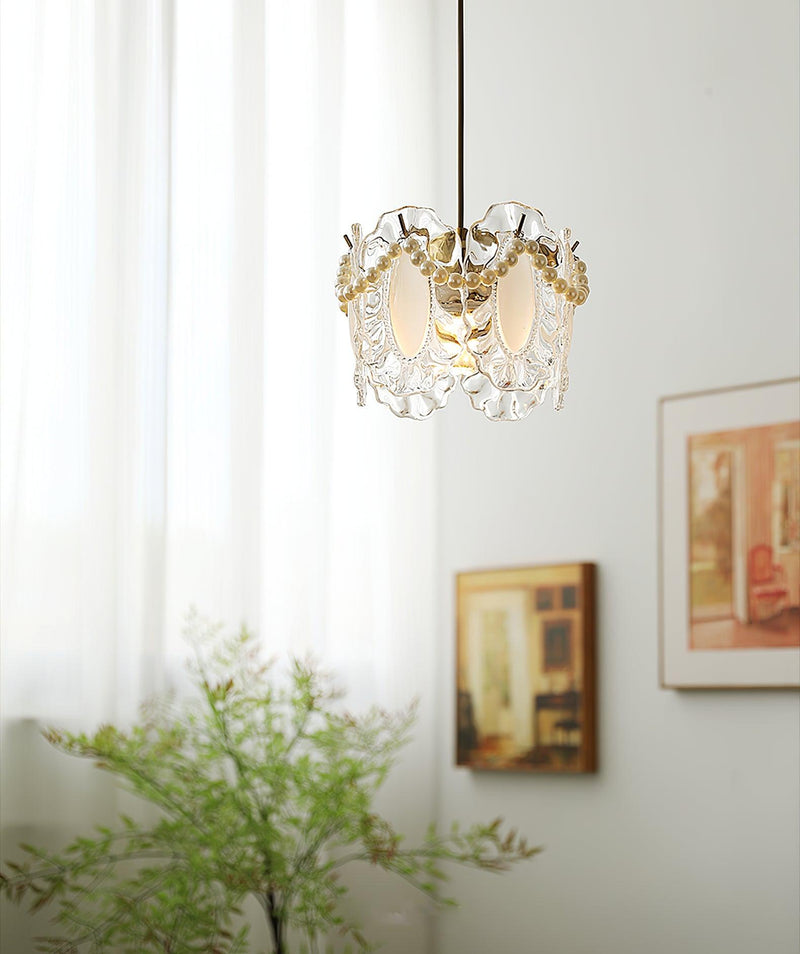 Bloemen Glazen Hanglamp - hanglampen