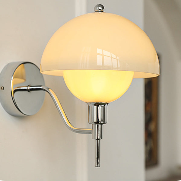 Paddestoel Wandlamp In Crème Kleur - wandlampen - materiaaldetail