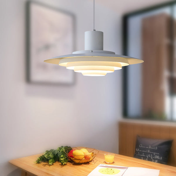 Scandinavische Moderne Hanglamp Van  Aluminium