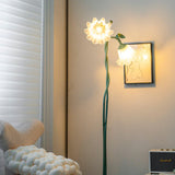 Elegante Calla Flowers Witte Vloerlamp