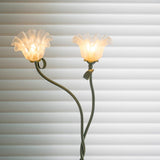 Elegante Calla Flowers Witte Vloerlamp