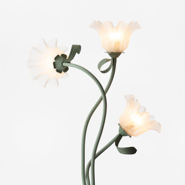 Elegante Calla Flowers Witte Vloerlamp - vloerlamp - in de kamer