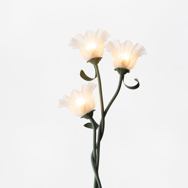 Elegante Calla Flowers Witte Vloerlamp